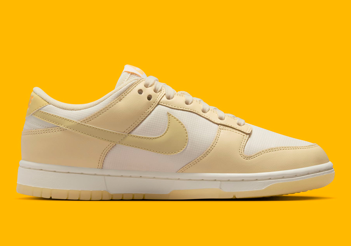 Nike Dunk Low Muslin Pale Ivory Laser Orange Team Gold Fz2552 100 7