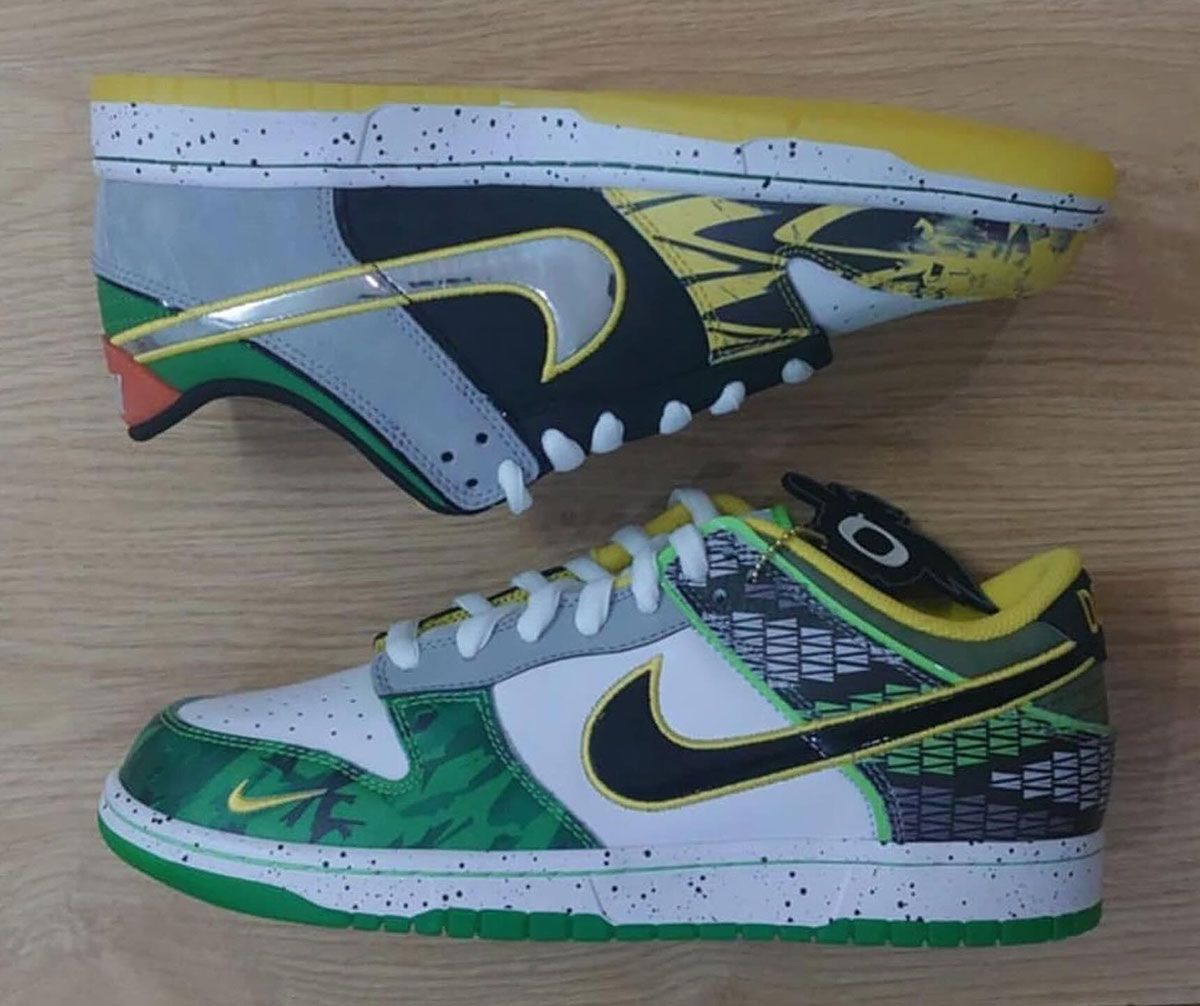 Nike Dunk Low Oregon Ducks Of A Feather 4