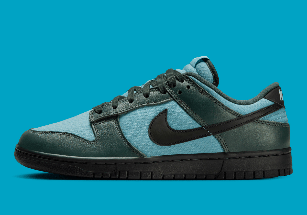 Nike Dunk Low Vintage Green Denim Turquoise Anthracite Fz3052 300 2