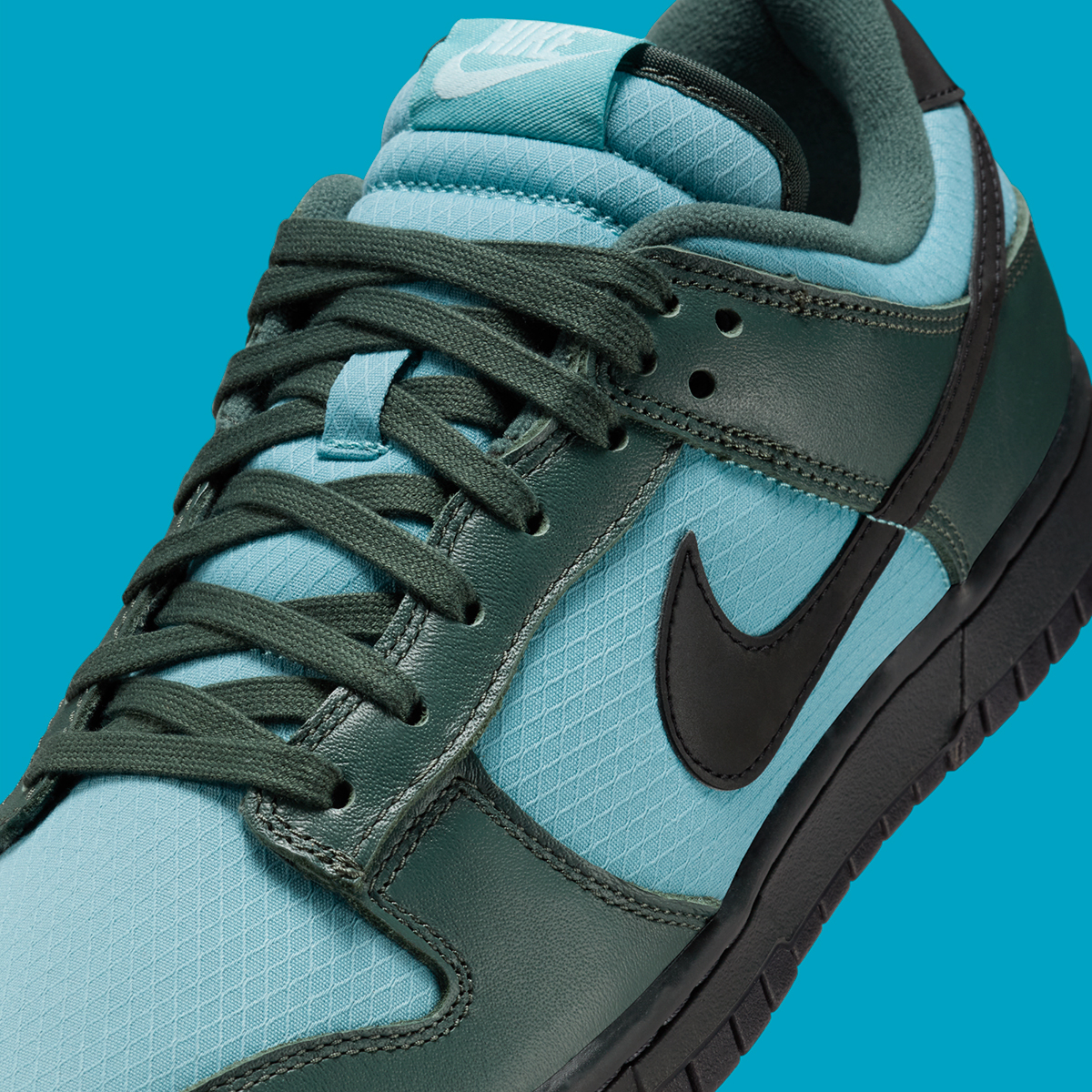 Nike Dunk Low Vintage Green Denim Turquoise Anthracite Fz3052 300 5