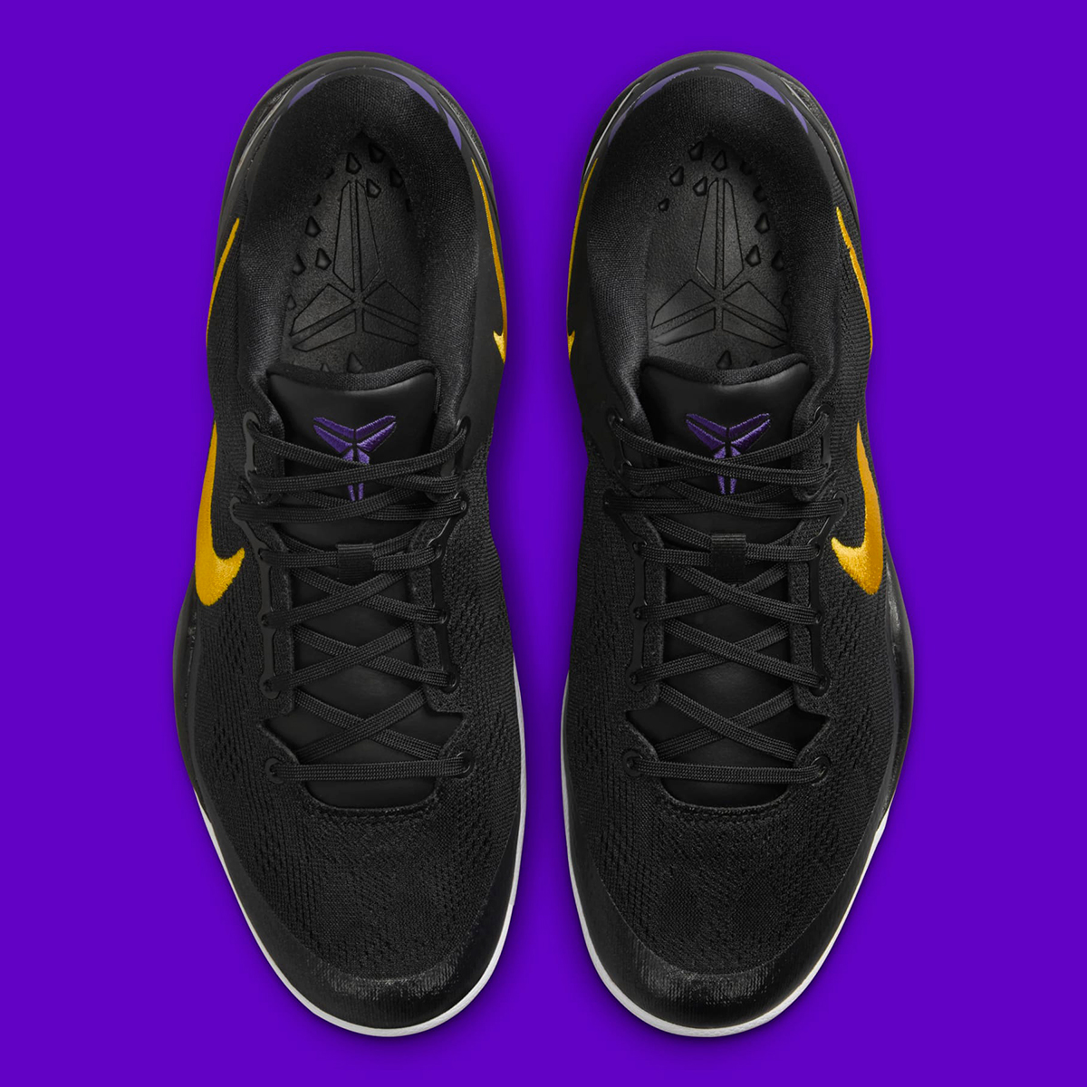 Nike Kobe 8 Protro Tb Black Purple University Gold Hf9550 001 3