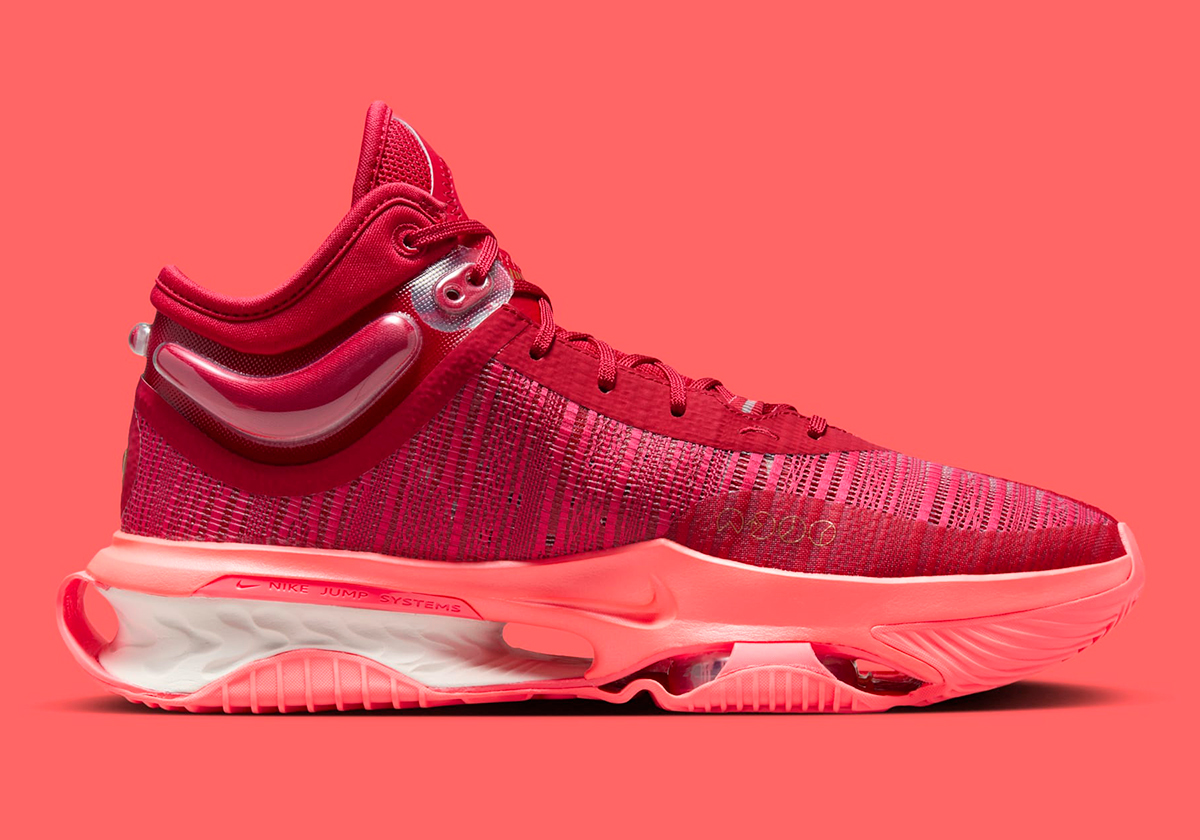Nike Zoom Gt Jump 2 Mystic Hibiscus Hot Punch Gym Red Metallic Red Bronze Dj9431 603 7