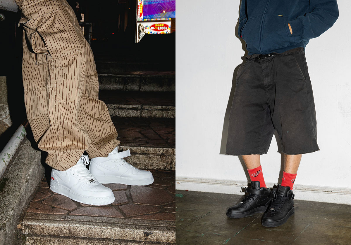 Supreme Nike Air Force 1 Mid Fw24 Release Date 1