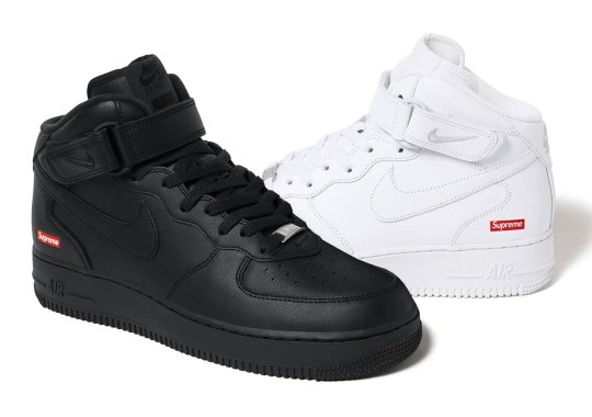 Supreme x Nike Air Force 1 Mid Releases On August 29th