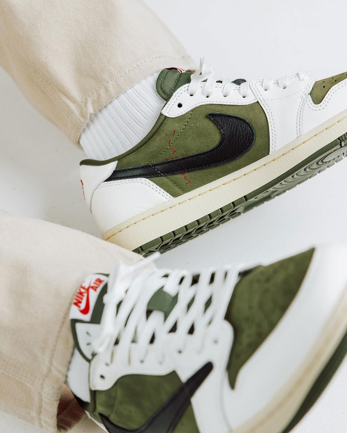 Travis Scott Air Jordan 1 Low Og Sp Medium Olive Dm7866 200 Release Date 2