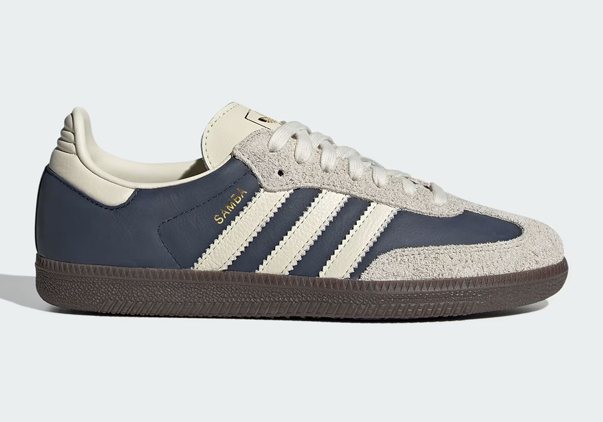 Adidas Samba Night Indigo Cream White Gold Metallic Ig1968 1