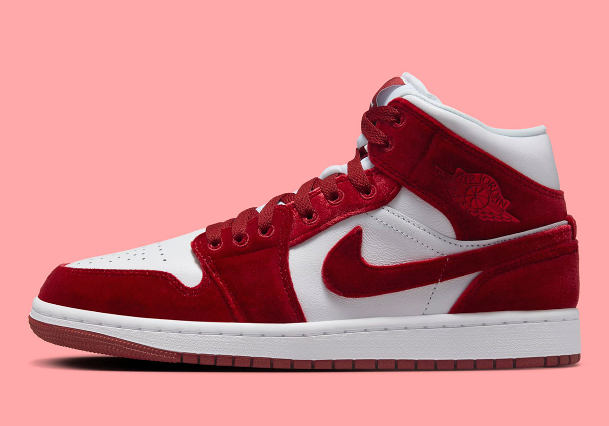 Air Jordan 1 Mid Red Velvet Fz3334 100 5