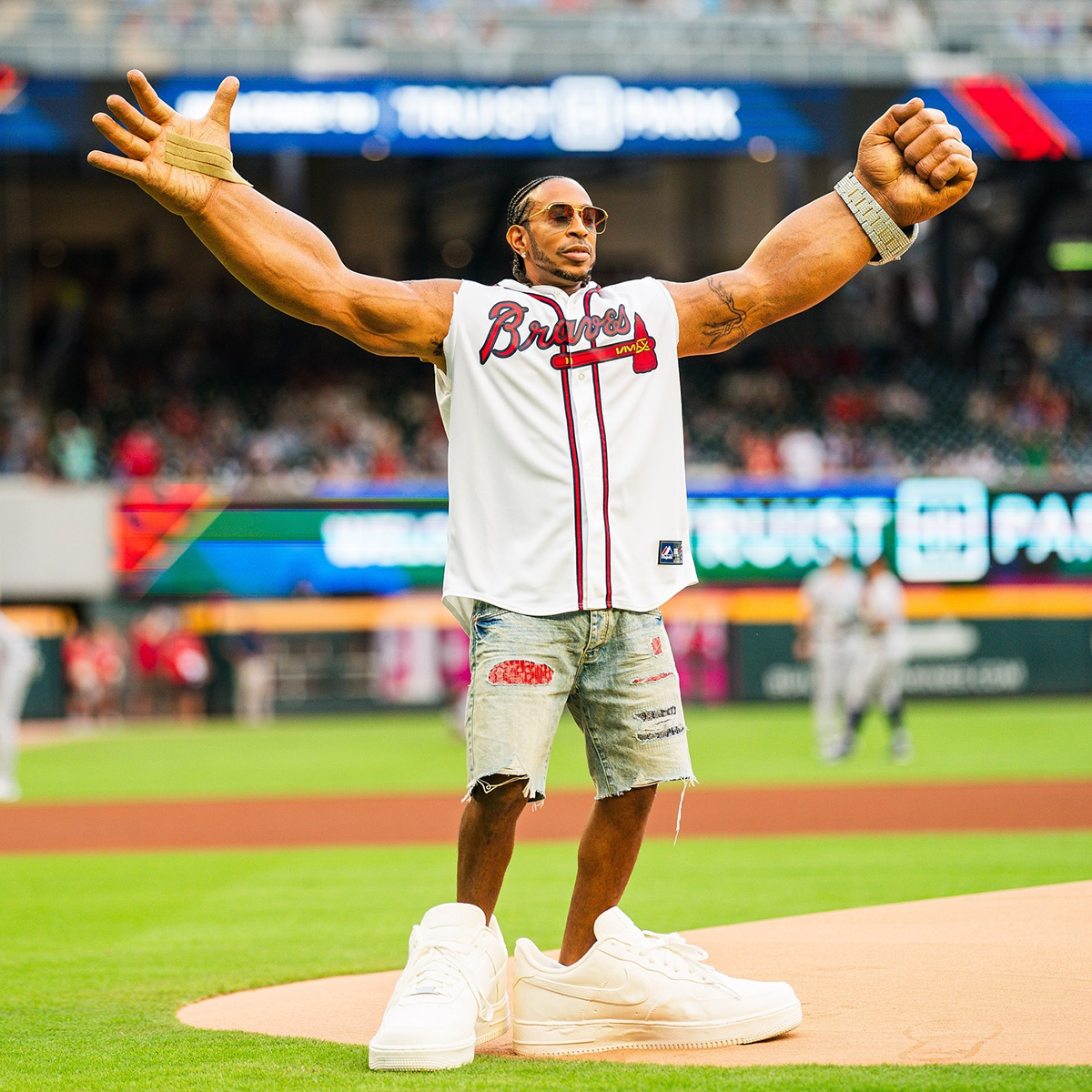 Ludacris Nike Air Force 1 Atlanta Braves 5