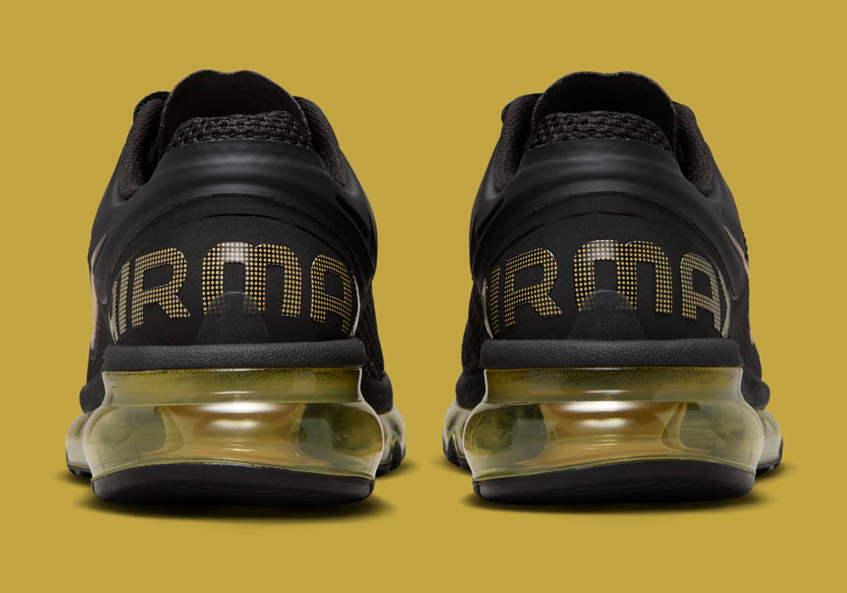 Nike Air Max 2013 Gs Black Infinite Gold Metallic Gold 555426 005 5