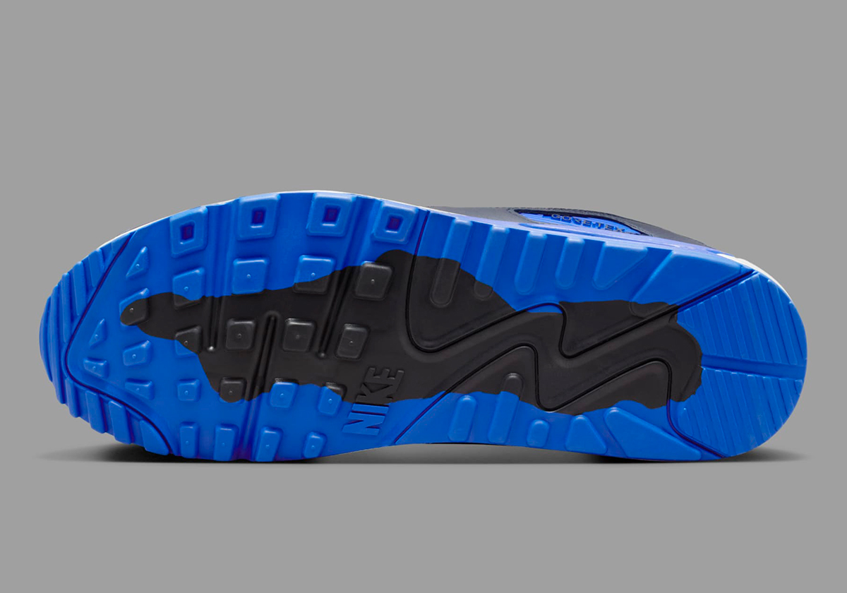 Nike Air Max 90 Gore Tex Cool Grey Anthracite Obsidian Pure Platinum Racer Blue Fd5810 003 6