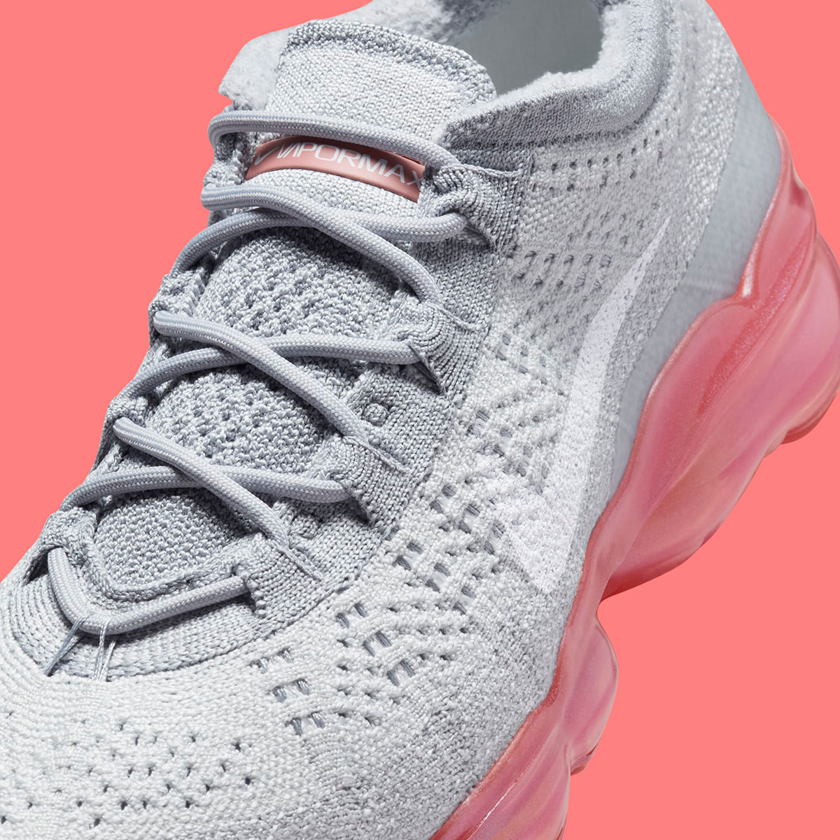 Nike Vapormax Flyknit 2023 Photon Dust White Wolf Grey Red Stardust Dv6840 006 3