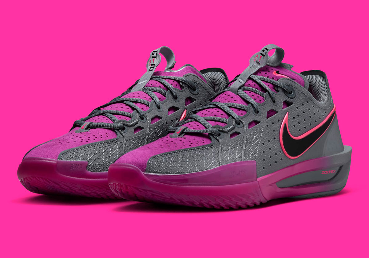 Nike Zoom Gt Cut 3 Smoke Grey Black Hot Fuchsia Hyper Pink Light Smoke Grey Dv2913 006 3