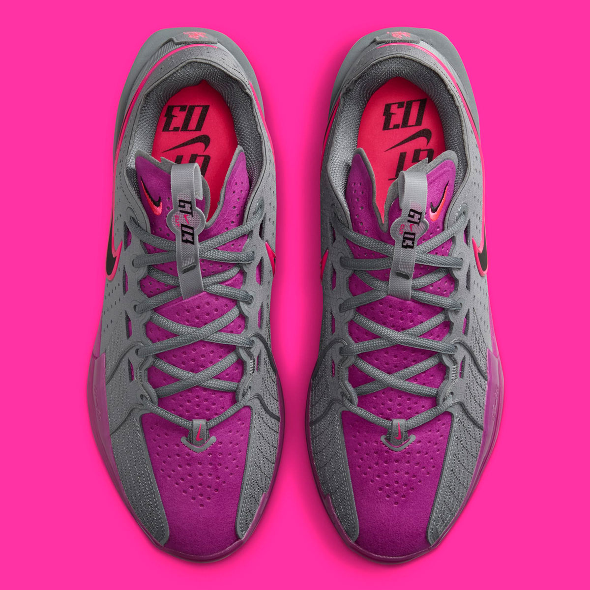 Nike Zoom Gt Cut 3 Smoke Grey Black Hot Fuchsia Hyper Pink Light Smoke Grey Dv2913 006 6