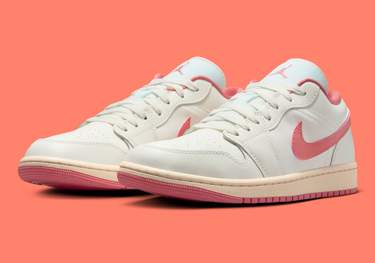 Jordan Brand Spills "Pink Salt" On This Vintage Jordan 1 Low For Women