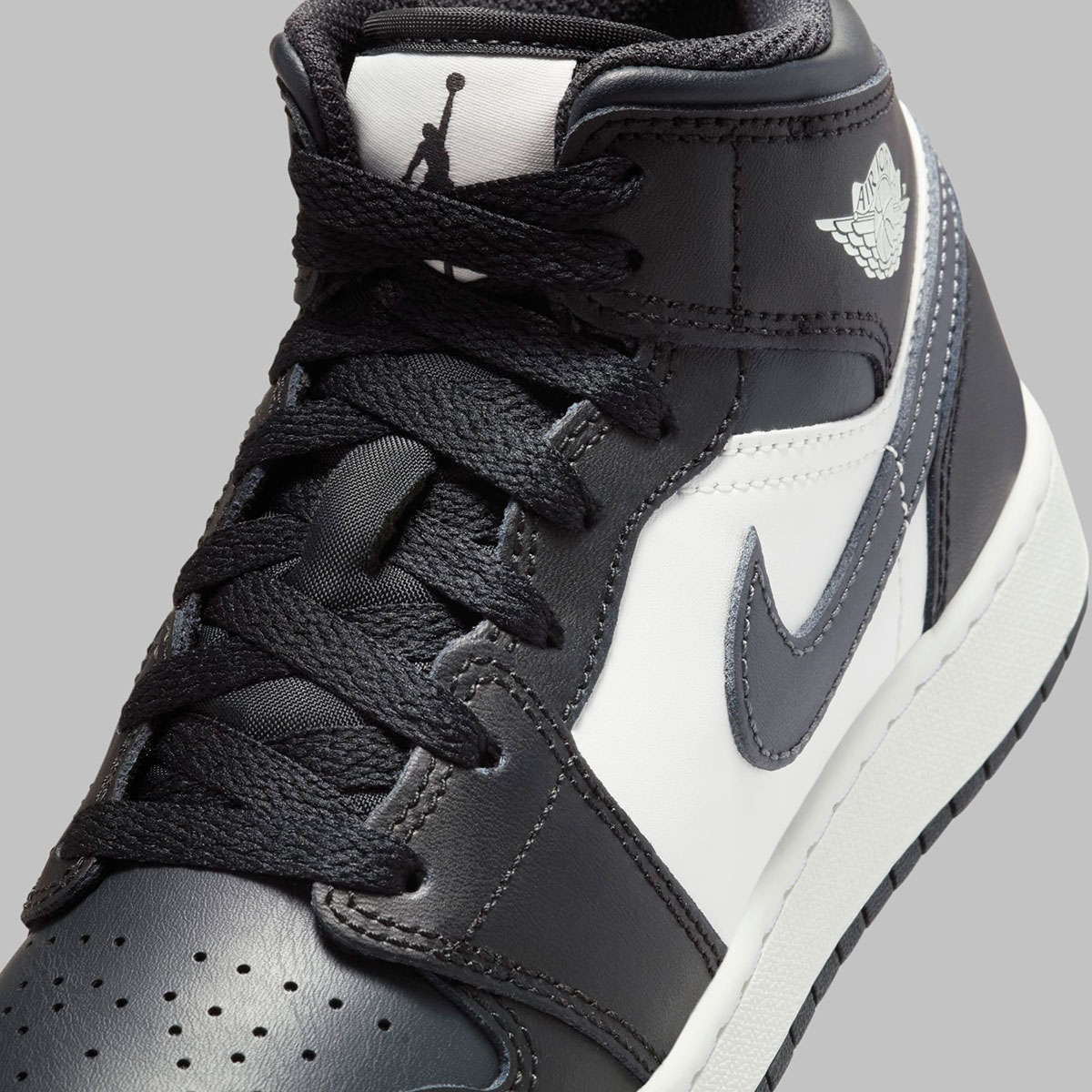 Air Jordan 1 Mid Gs Dark Grey Black White Dq8423 010 5