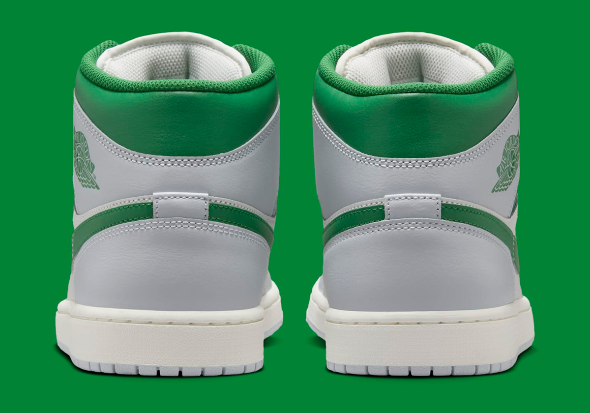 Air Jordan 1 Mid Summit White Lucky Green Light Grey Dq8426 142 2