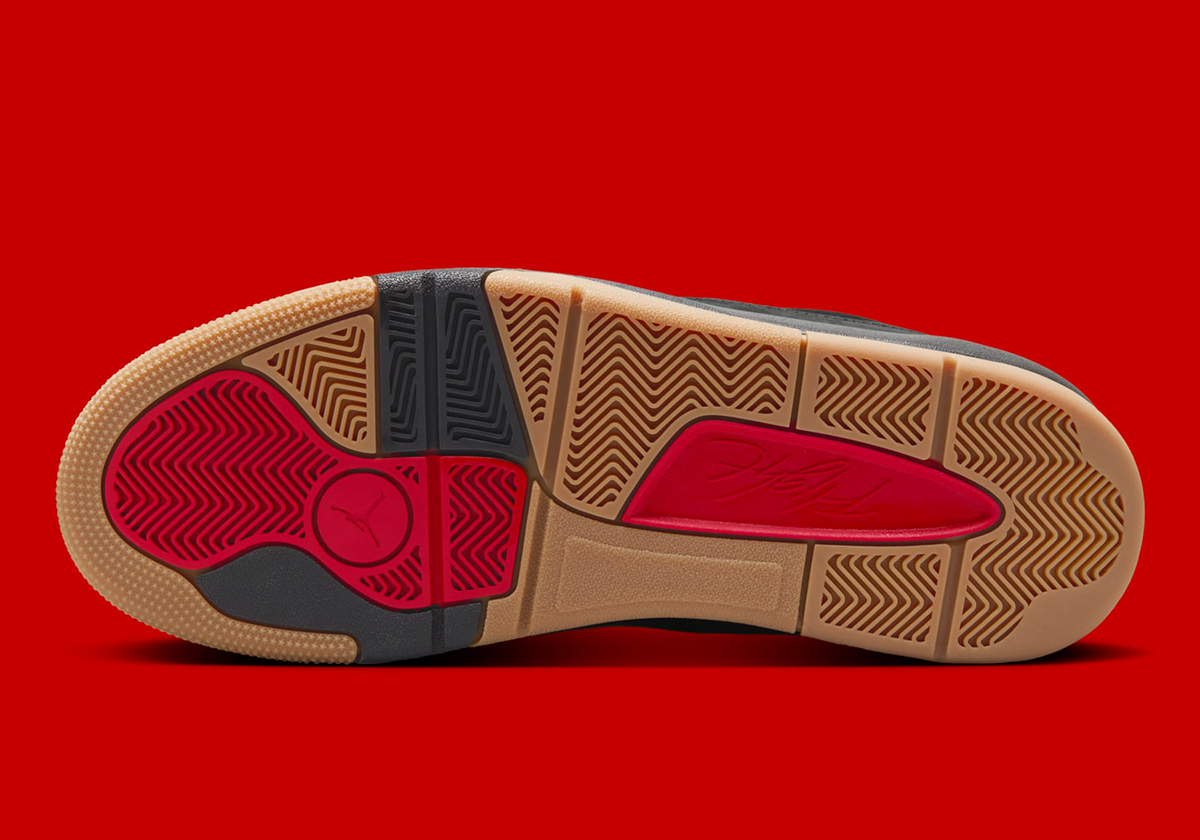 Jordan Flight Court Black Red Gum Hf3255 001 7
