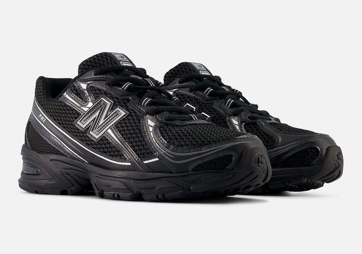 New Balance 740 Black Silver U740bm2 4 924b30