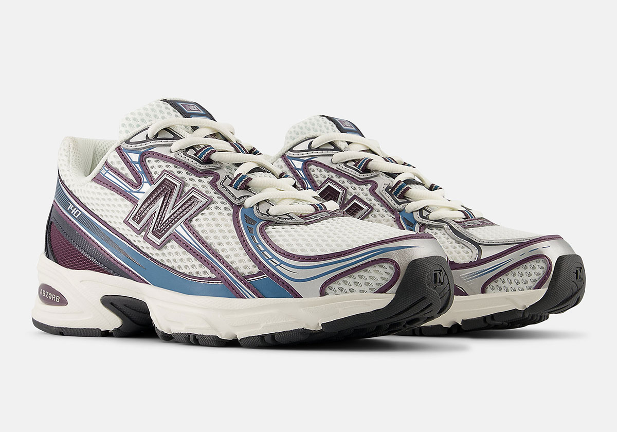 New Balance 740 Silver Blue Burgundy U740pb2 6 Ae6f5d