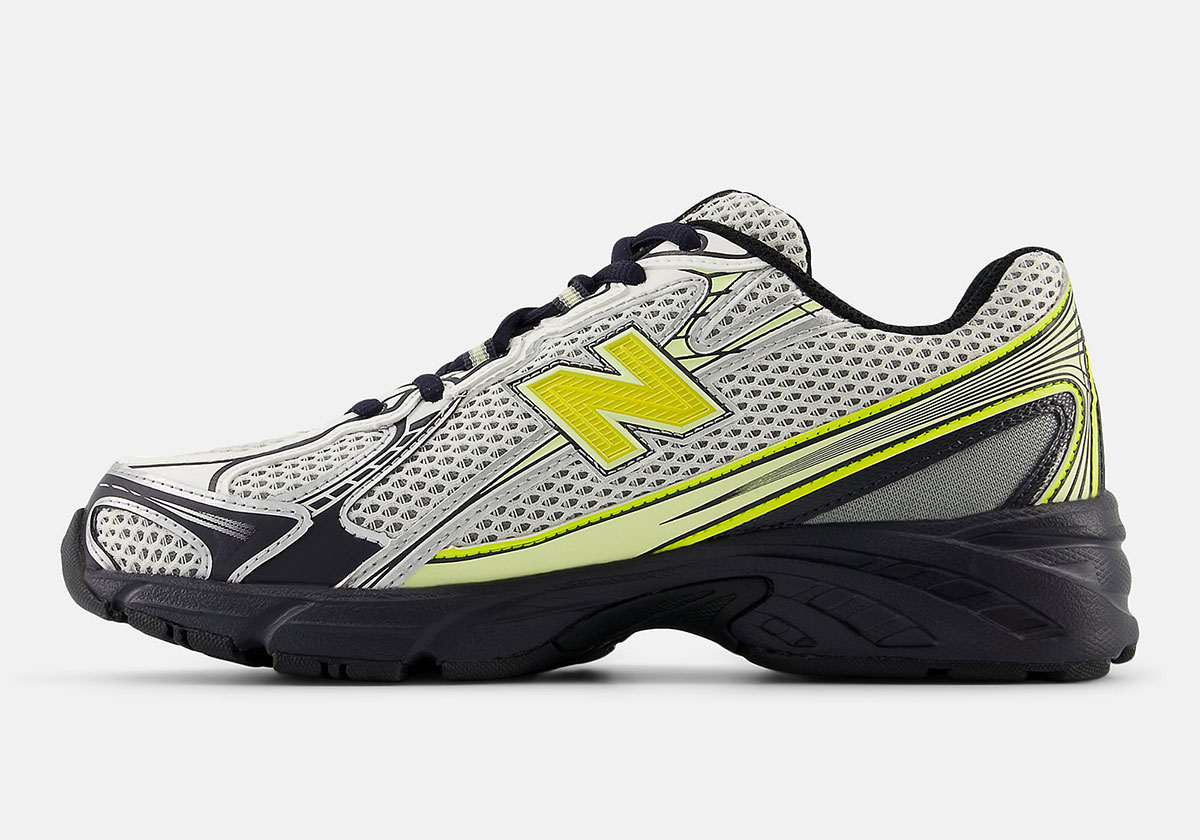 New Balance 740 Silver Neon Black U740fr2 6 73577d