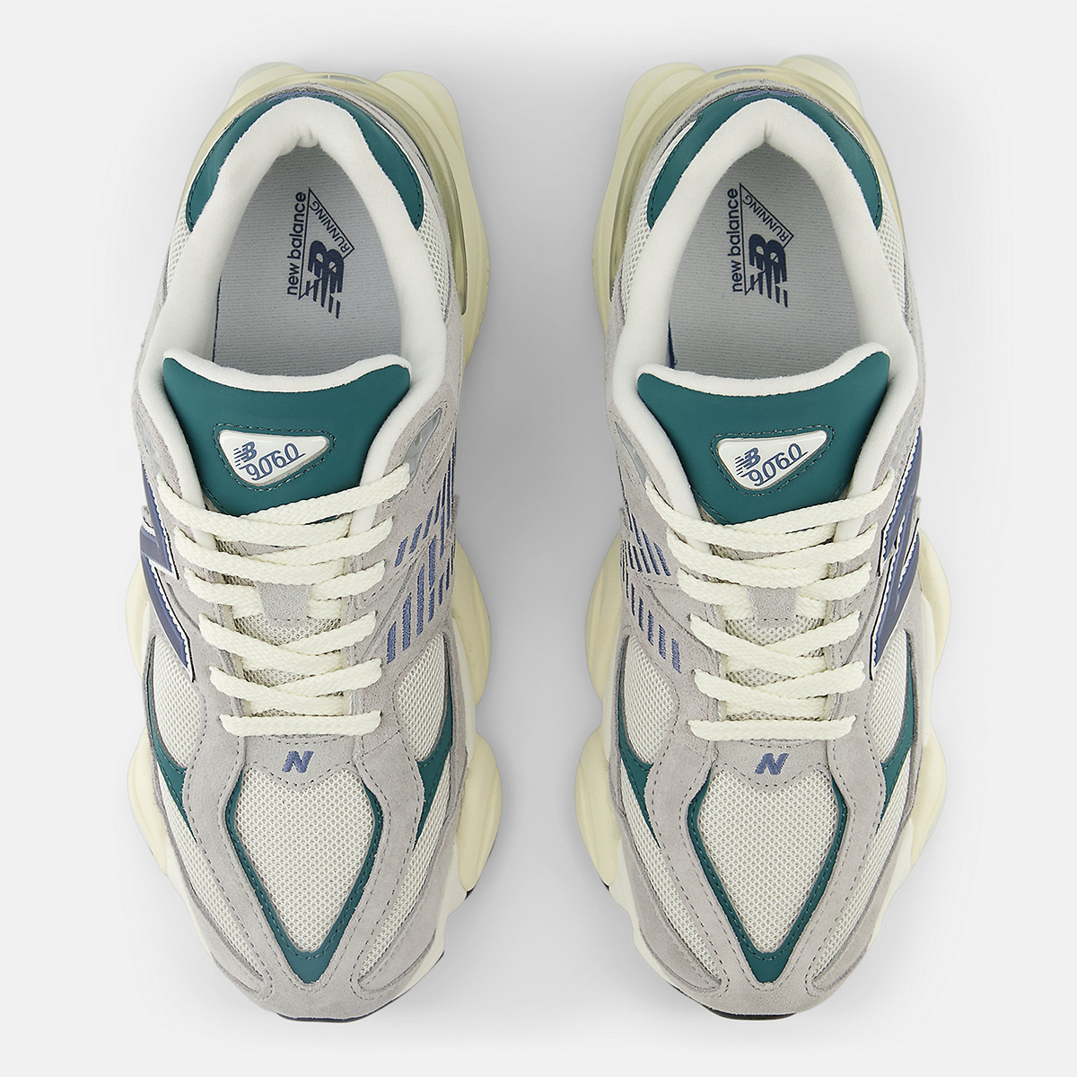 New Balance 9060 Concrete Green Navy U9060hms 3