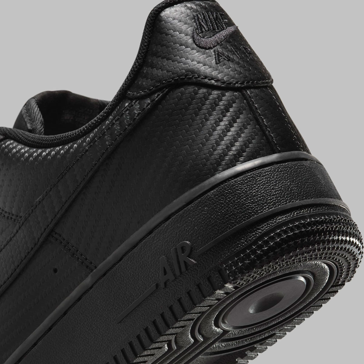 Nike Air Force 1 Low Black Carbon Fiber Hf2886 001 8