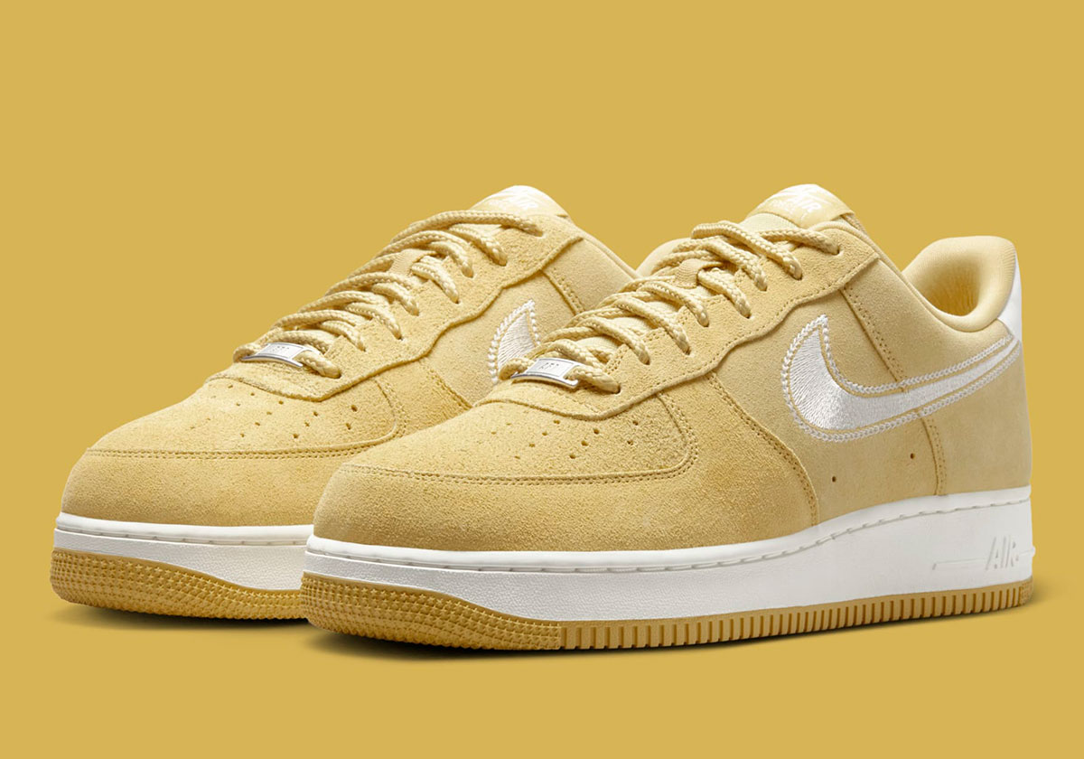 Nike Air Force 1 Low Buff Gold Sail Hj4465 700 4