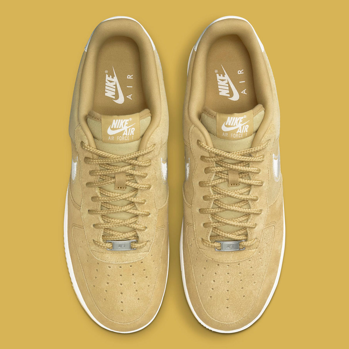 Nike Air Force 1 Low Buff Gold Sail Hj4465 700 5