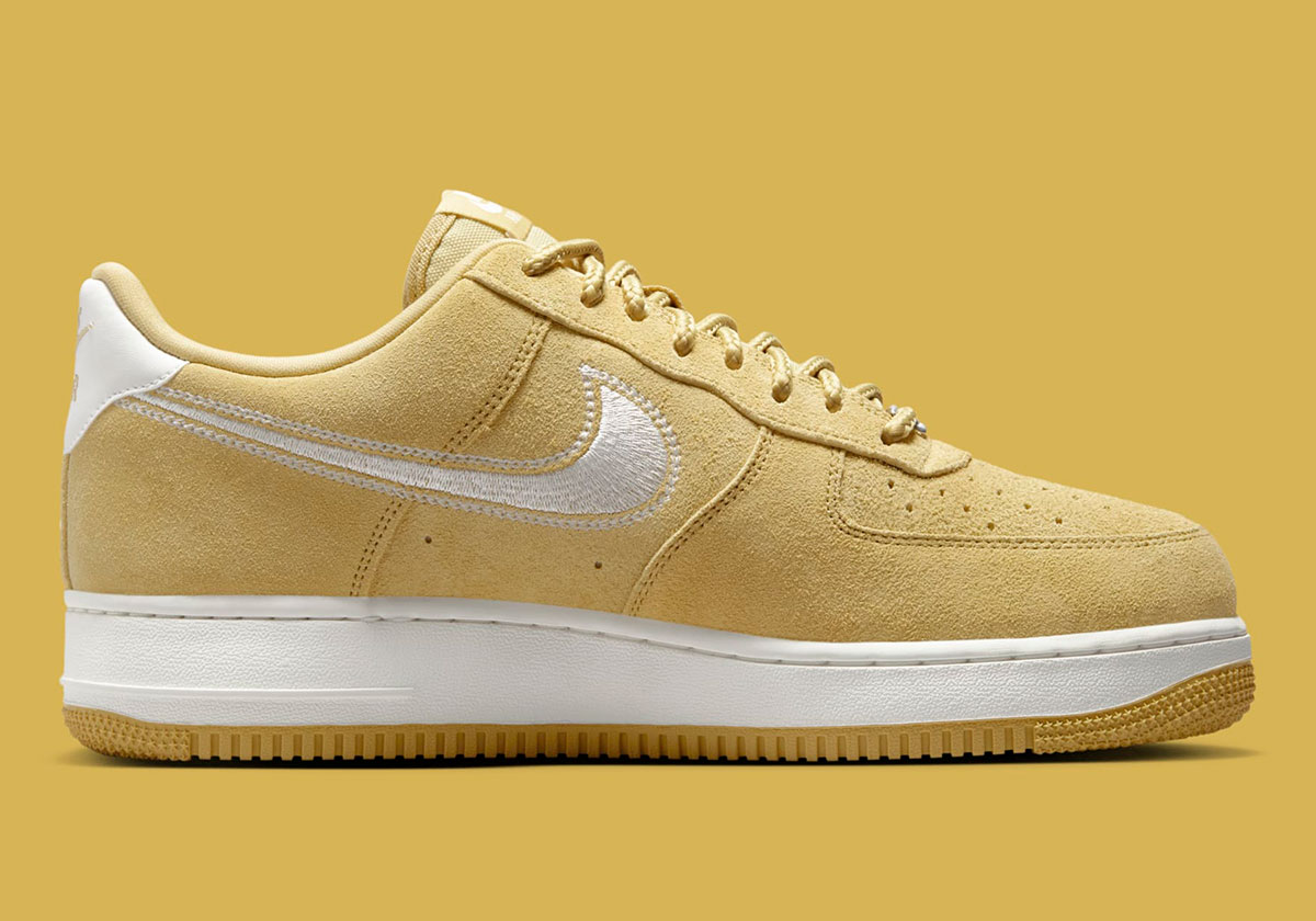 Nike Air Force 1 Low Buff Gold Sail Hj4465 700 6