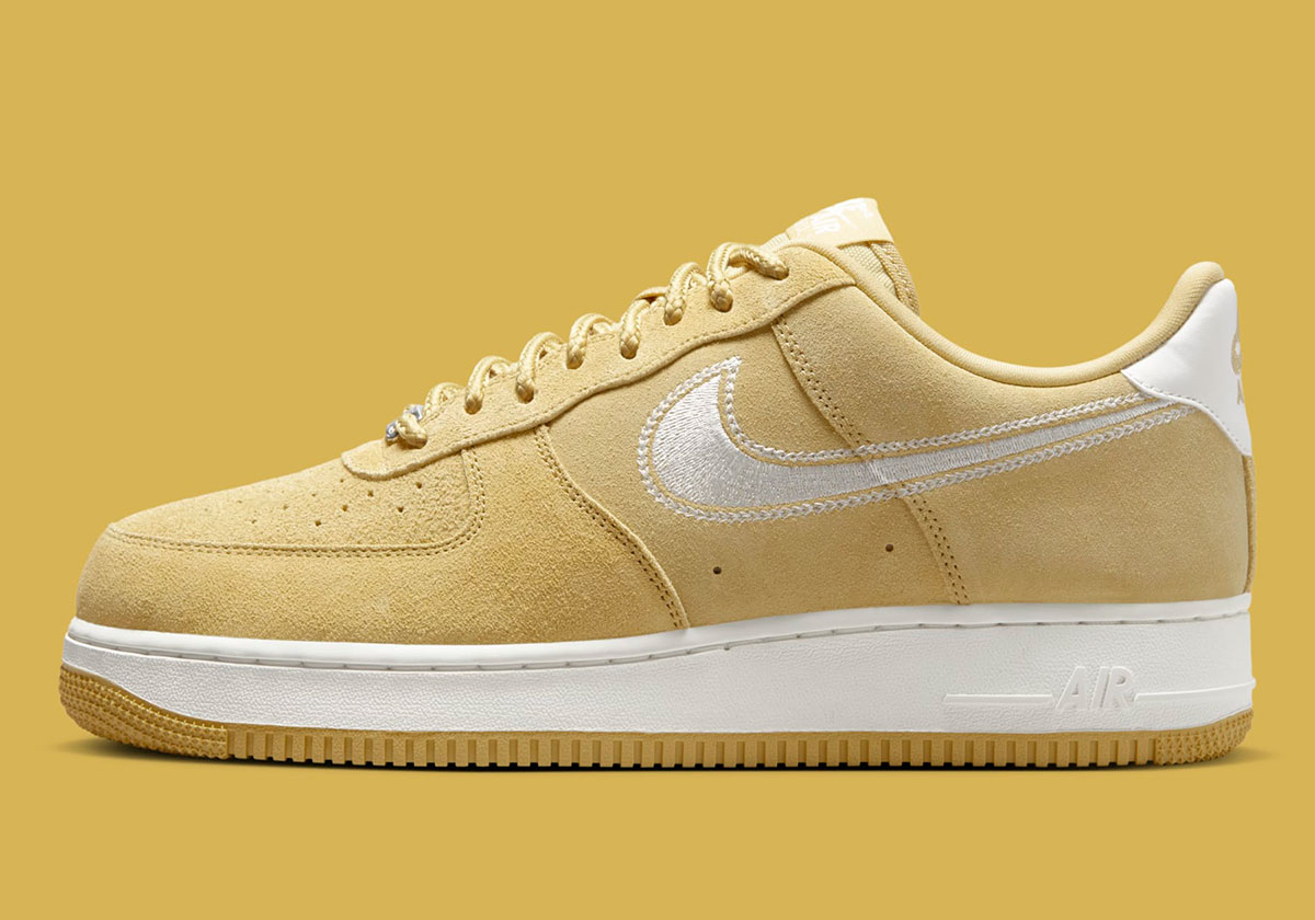 Nike Air Force 1 Low Buff Gold Sail Hj4465 700 8