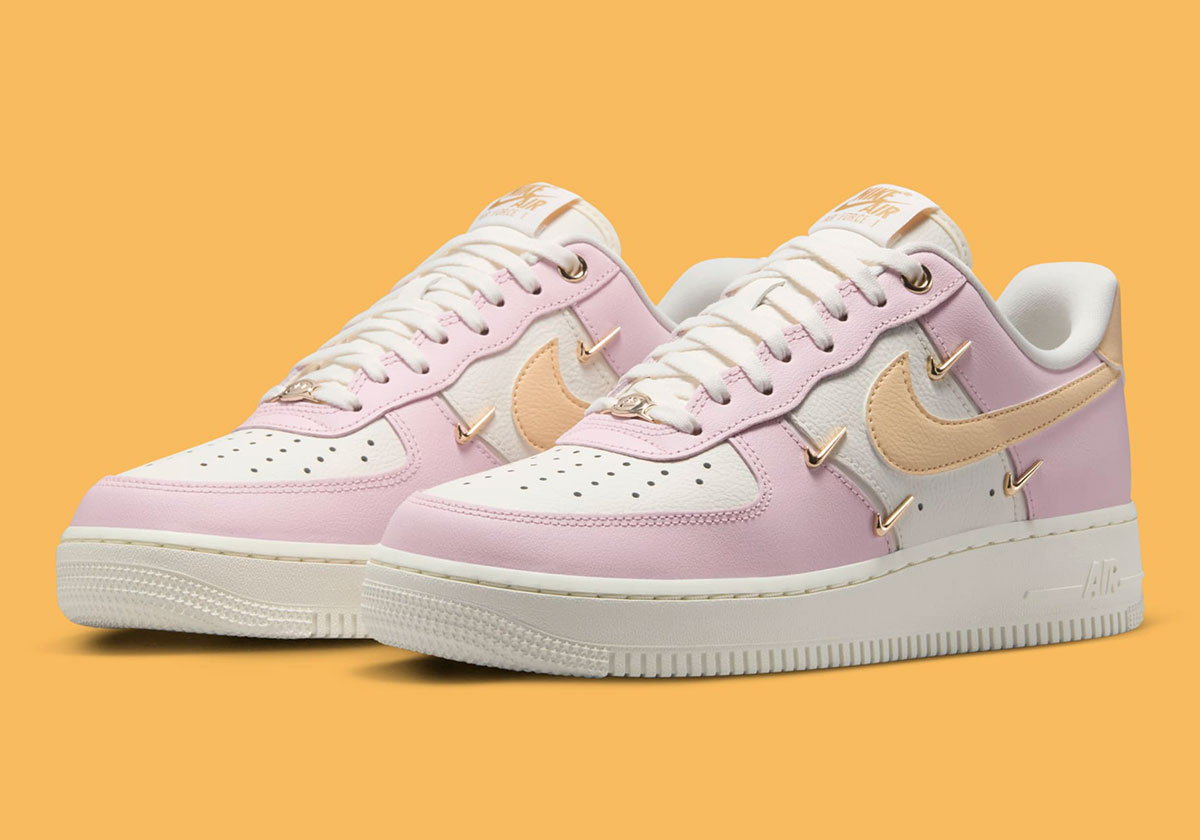 Nike Air Force 1 Low Pink Foam White Ib2574 600 1