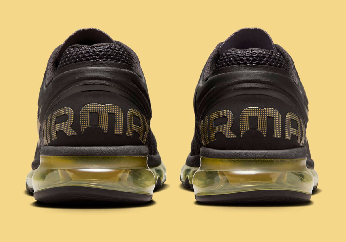 Nike Air Max 2013 Black Metallic Gold Flat Gold Hq1927 001 8