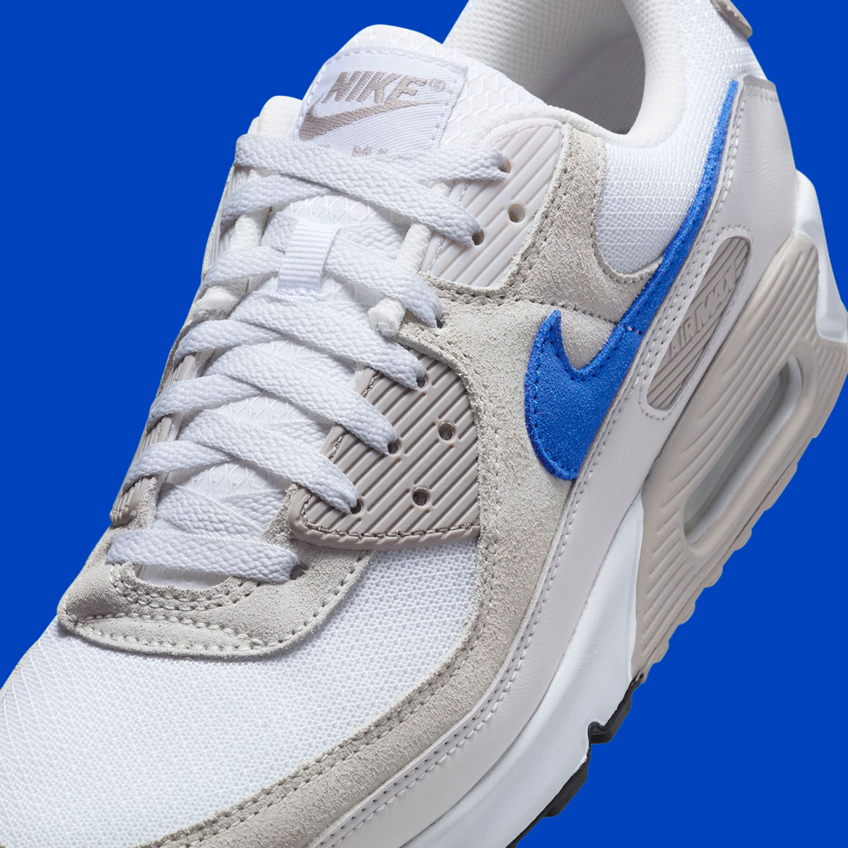 Nike Air Max 90 White Racer Blue College Grey Summit White Vast Grey Black Dm0029 110 7