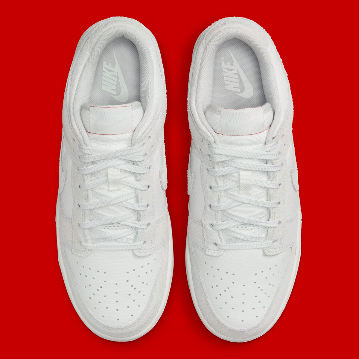 Nike Dunk Low Summit White Photon Dust University Red Hj5777 100 2