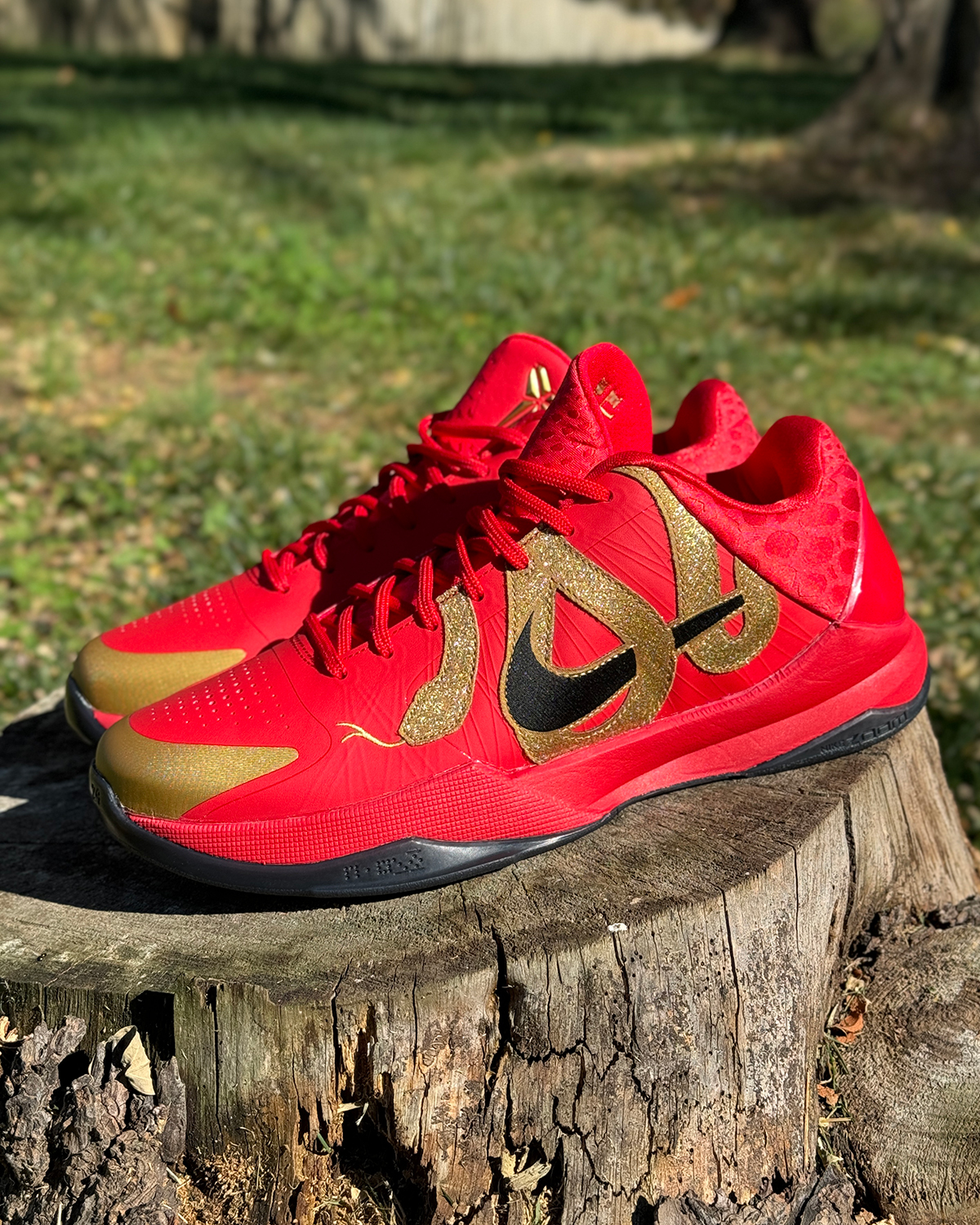 Nike Kobe 5 Protro Year Of The Mamba University Red Black Metallic Gold Hf5182 600 6