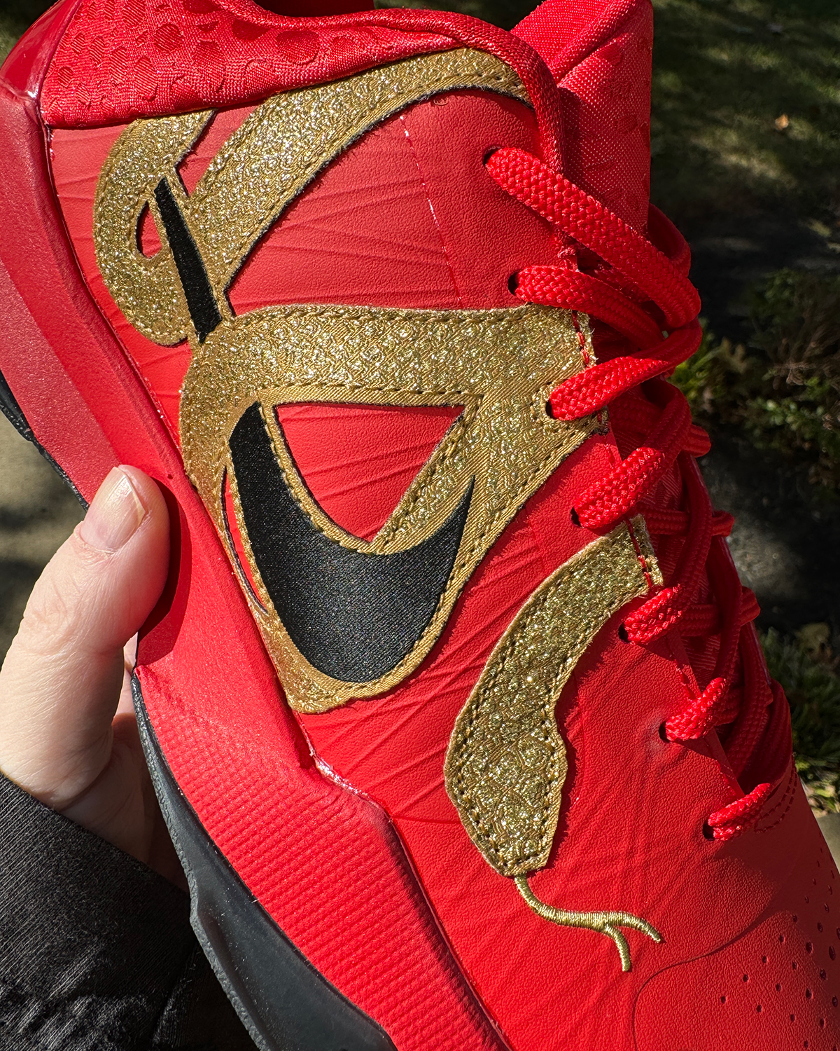 Nike Kobe 5 Protro Year Of The Mamba University Red Black Metallic Gold Hf5182 600 9