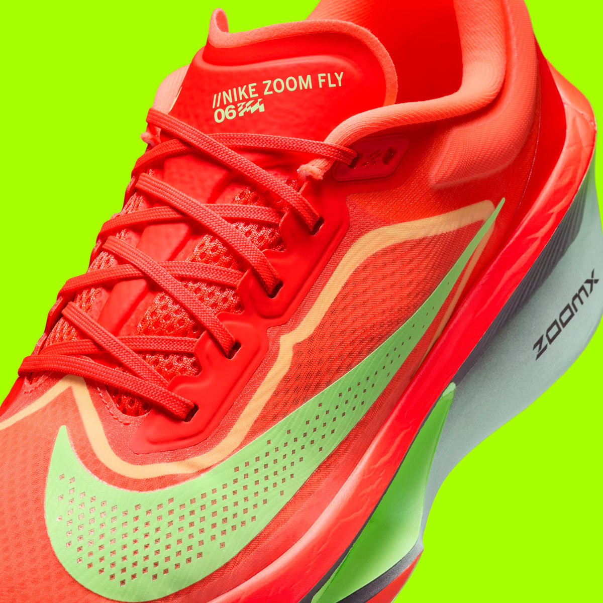 Nike Zoom Fly 6 Bright Crimson Volt 4