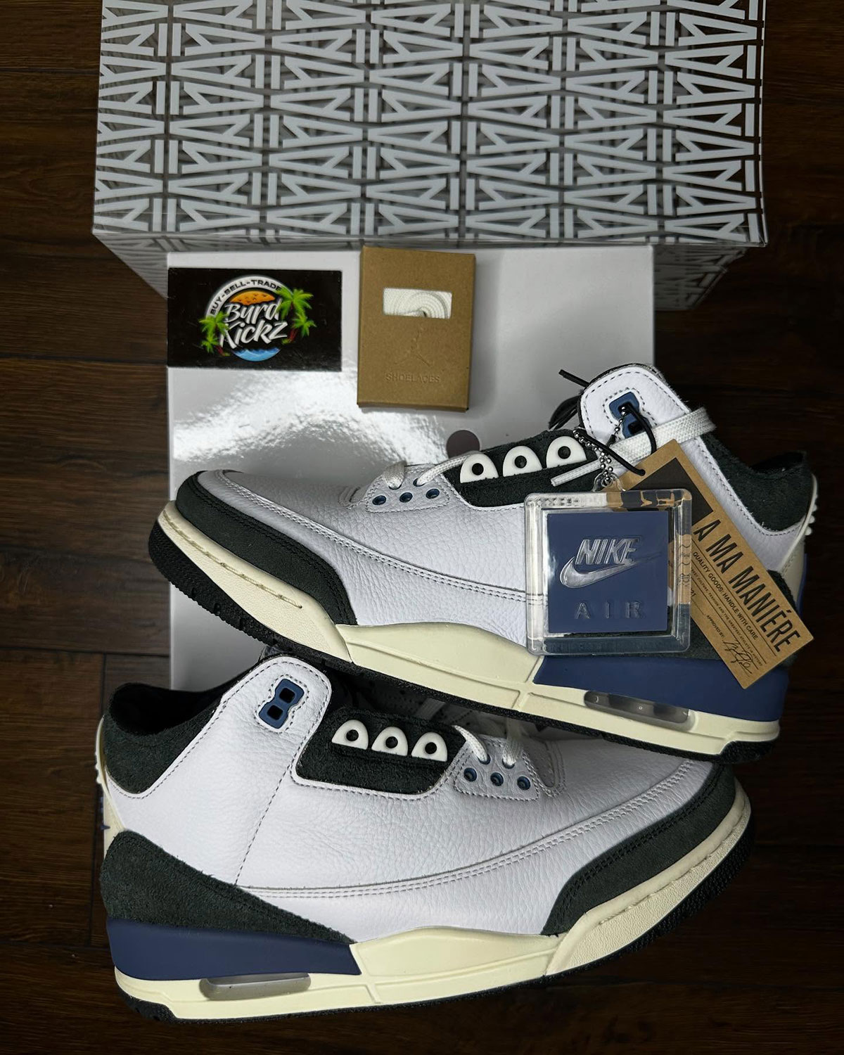 Maniere Jordan 3 Diffused Blue 5
