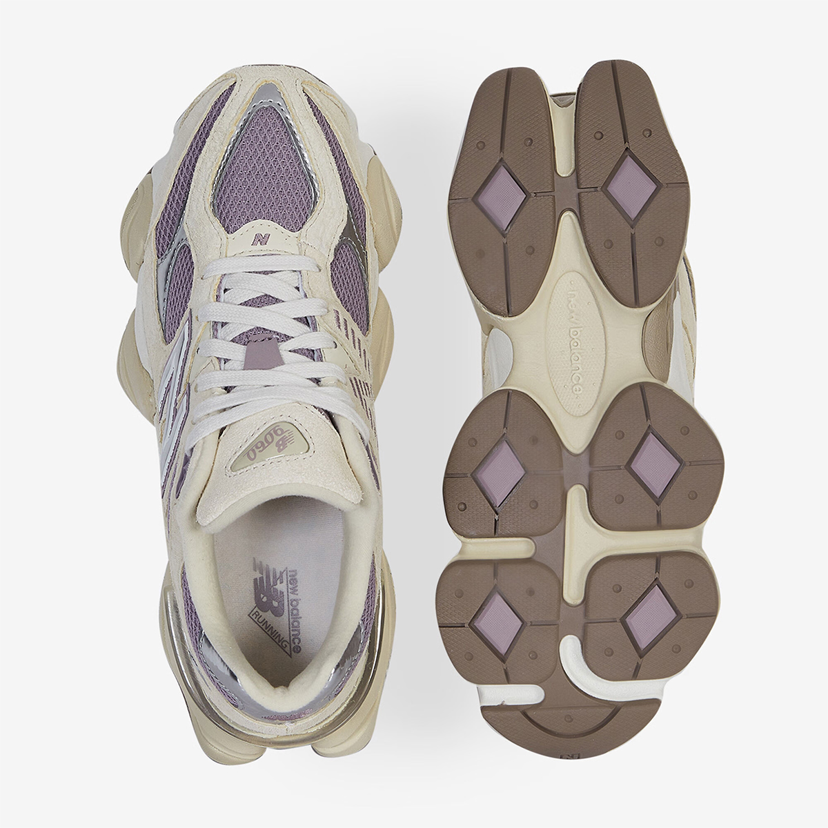 New Balance 9060 Womens Beige Violet U9060cw 3