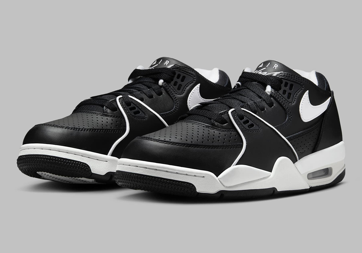 Nike Air Flight 89 Low Black White Fz3045 002 1