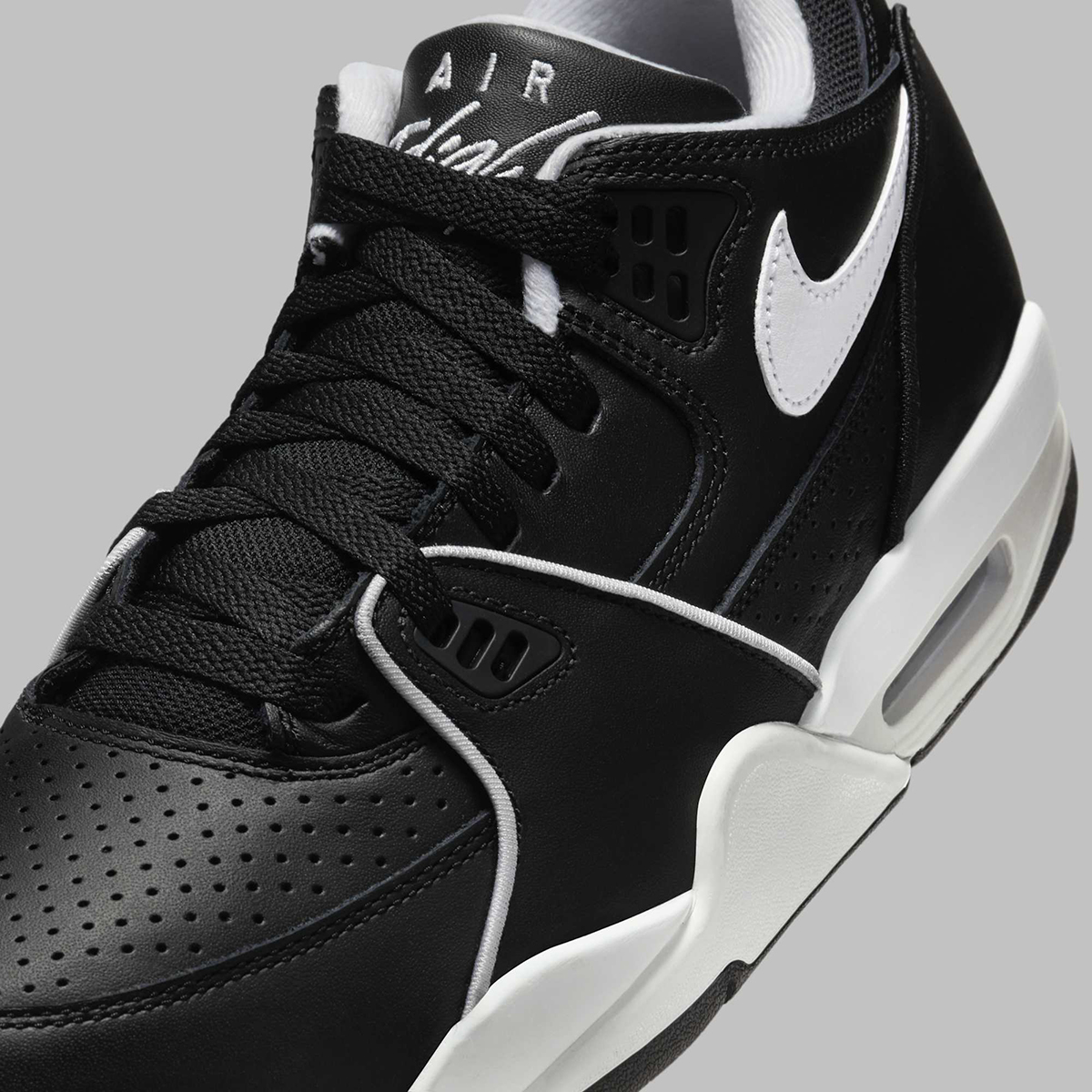 Nike Air Flight 89 Low Black White Fz3045 002 4