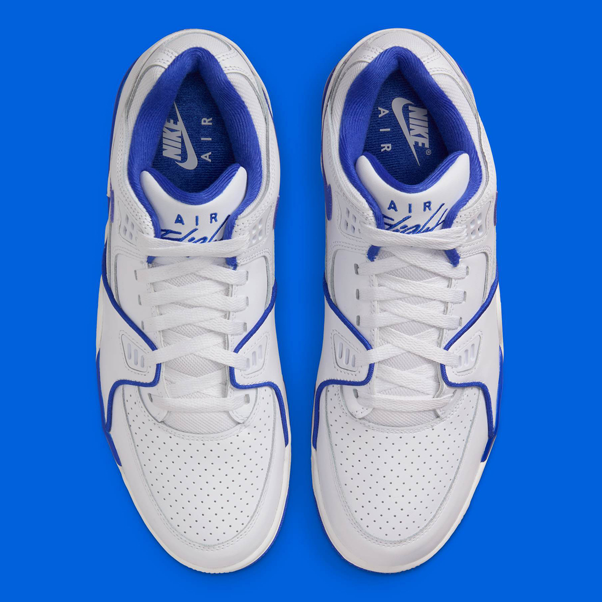 Nike Air Flight 89 Low White Hyper Royal Summit White Fz3045 100 4