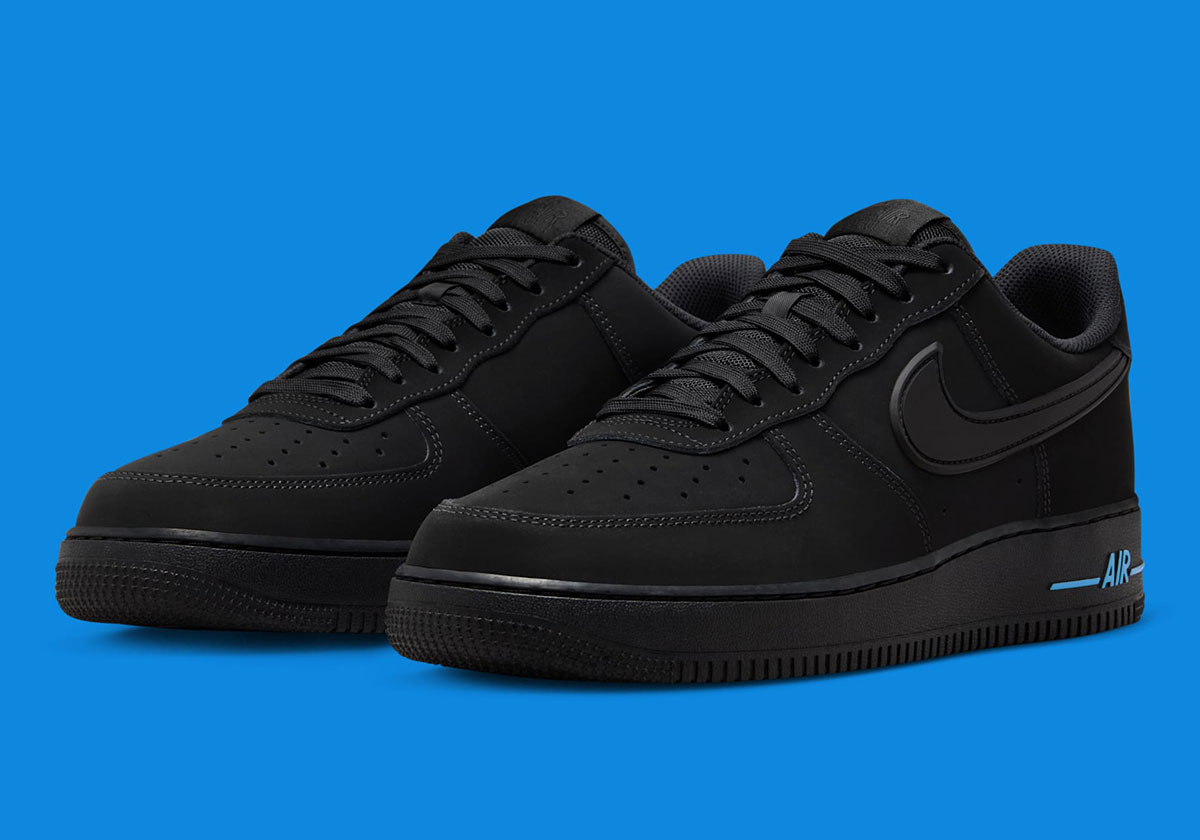 Nike Air Force 1 Low Black University Blue Hv6223 001 3