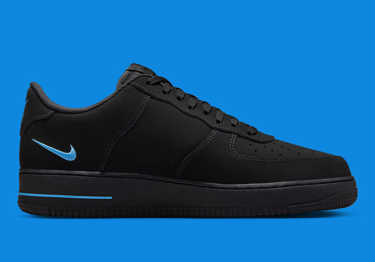 Nike Air Force 1 Low Black University Blue Hv6223 001 6