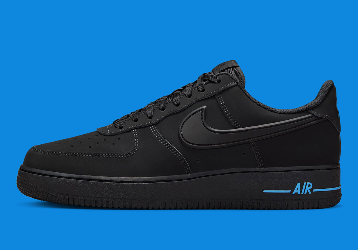 Nike Air Force 1 Low Black University Blue Hv6223 001 8