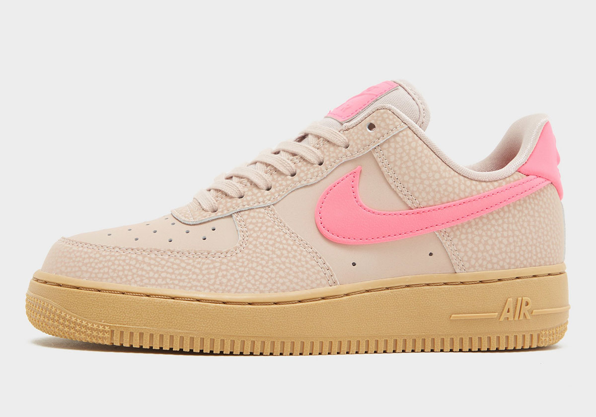 Nike Air Force 1 Low Particle Beige Hyper Pink Gum Light Brown Ib1161 200 6