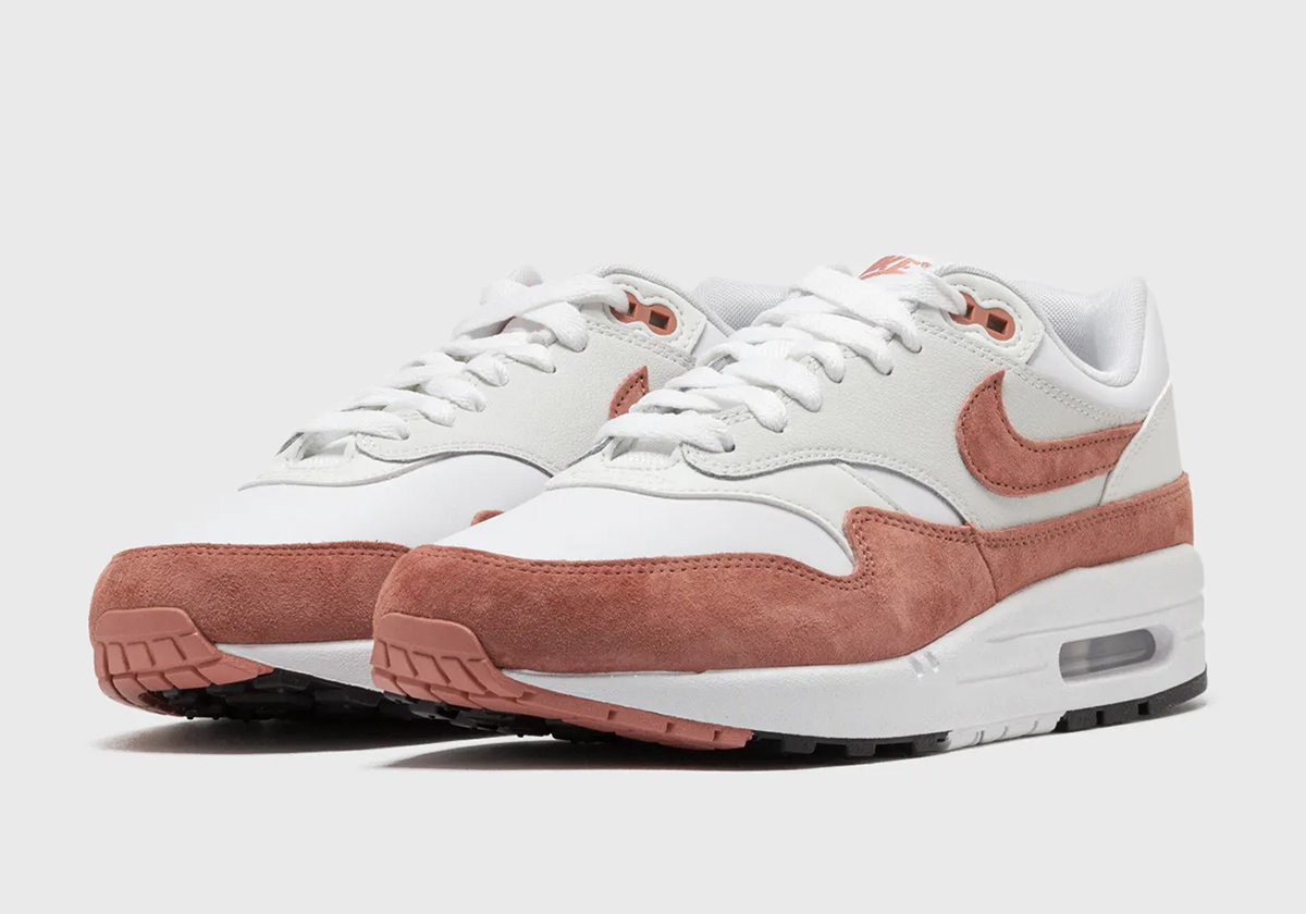 Nike Air Max 1 White Canyon Pink Summit White Black Fz1468 100 1