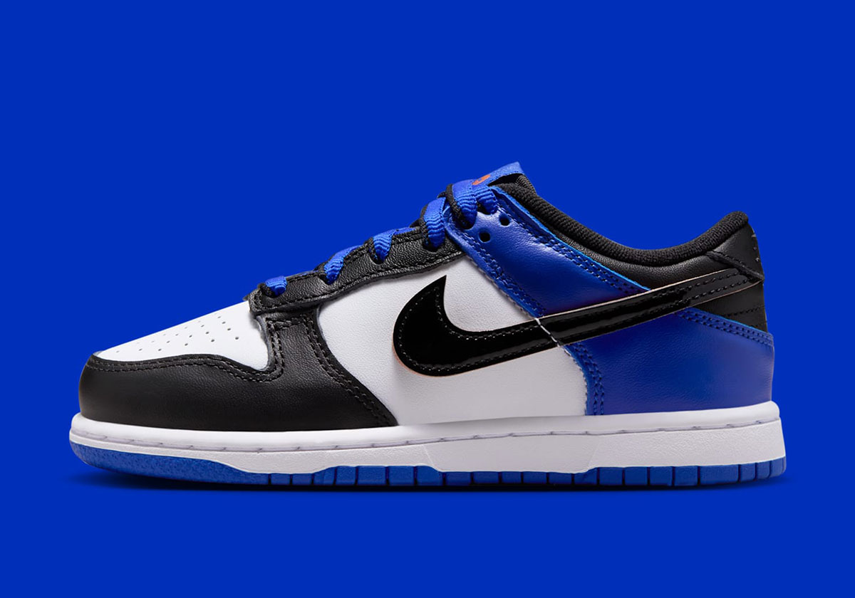 Nike Dunk Low Kids Upside Down Swoosh Knicks 7