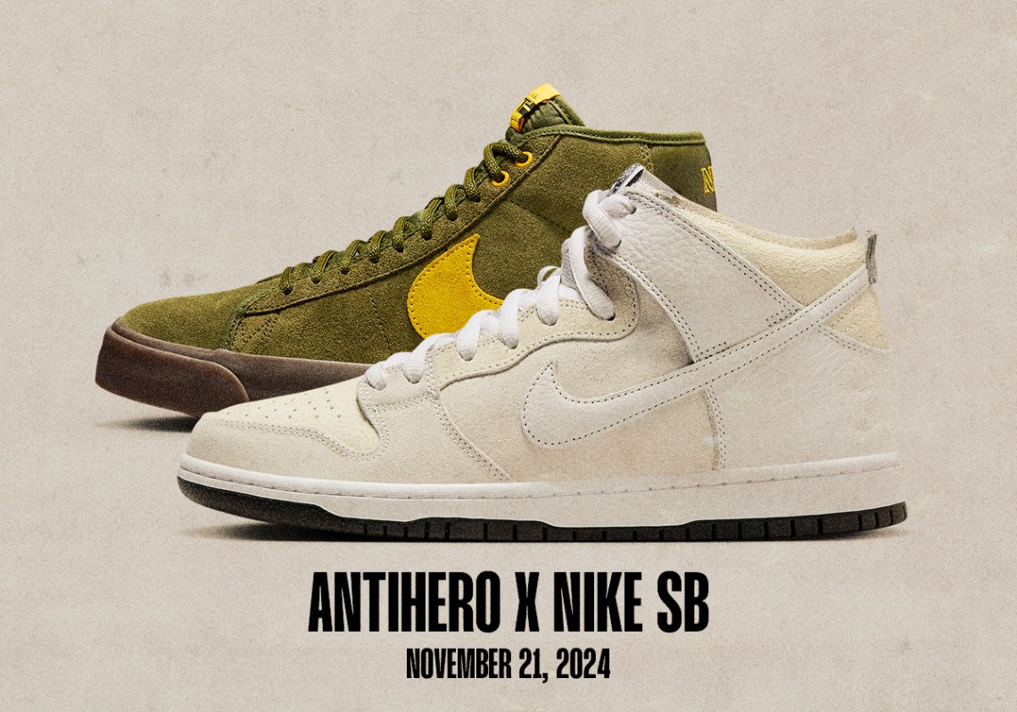 Sneaker Releases November 17 November 23 2024 Antihero Nike Sb