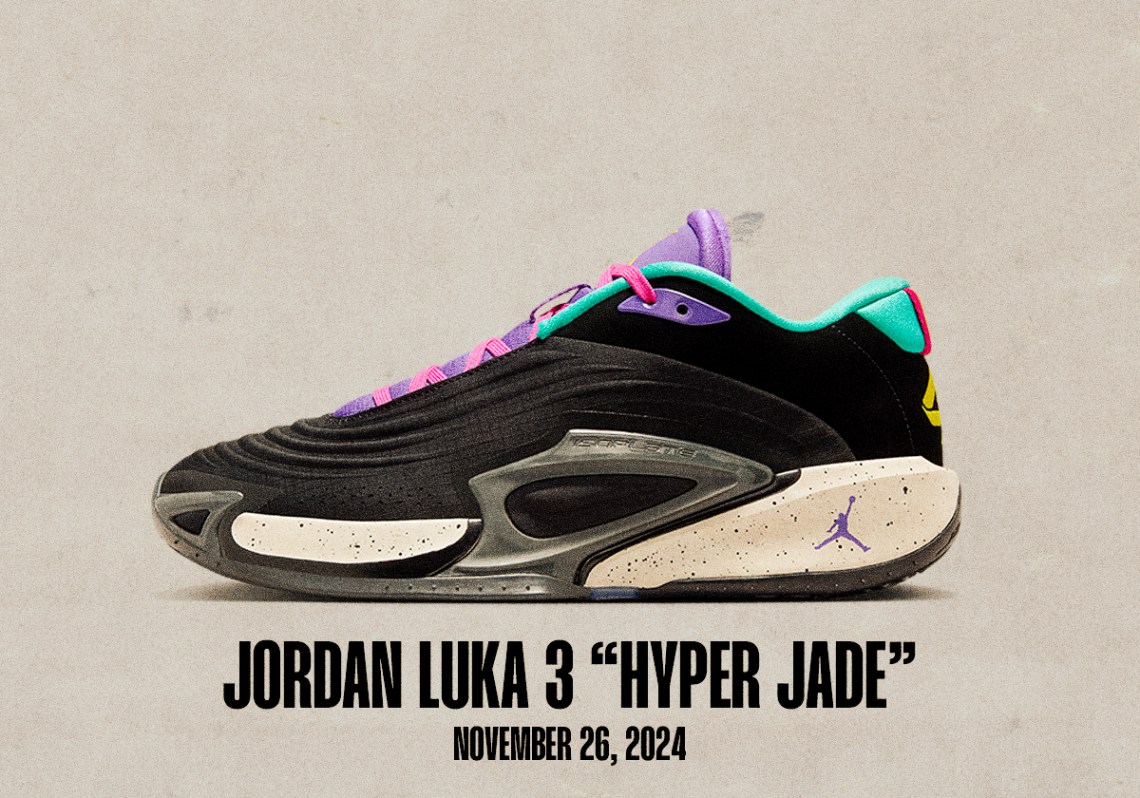 Sneaker Releases November 24 November 30 2024 Jordan Luka 3 Hyper Jade